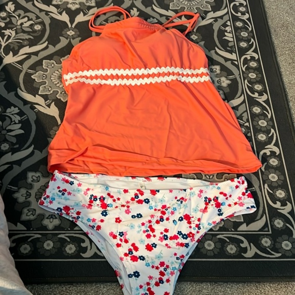 Beach sissi, swimsuit, size large tankini New